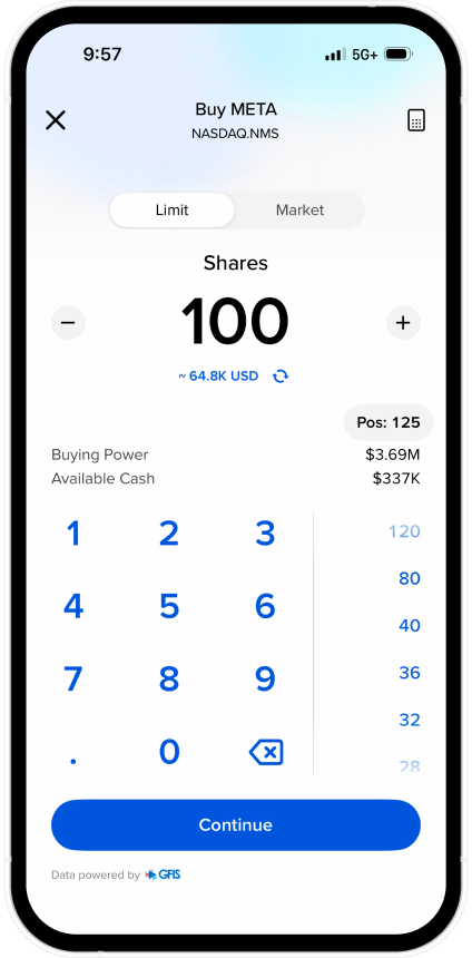 IBKR GlobalTrader focused interface
